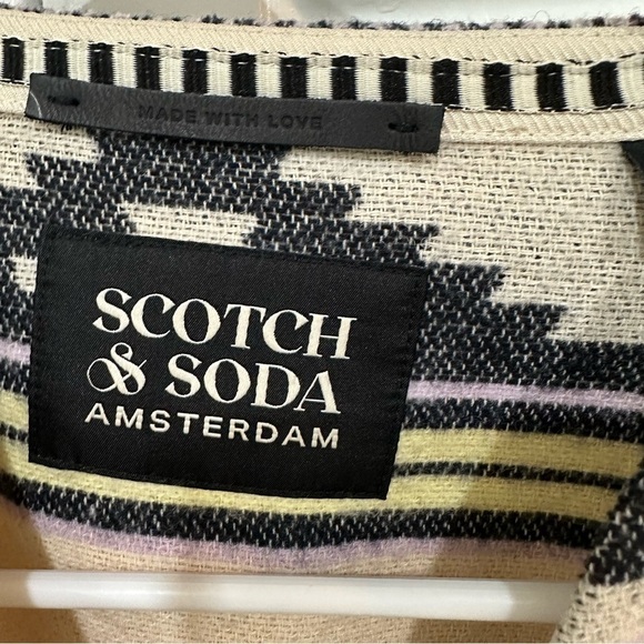 SCOTCH & SODA Stripe Wrap Jacket I Size L - Picture 9 of 14